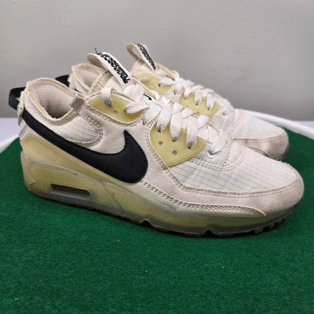 Nike Air Max 90 Terrascape Sneakers Mens 6 Sail White Black DH2973-100